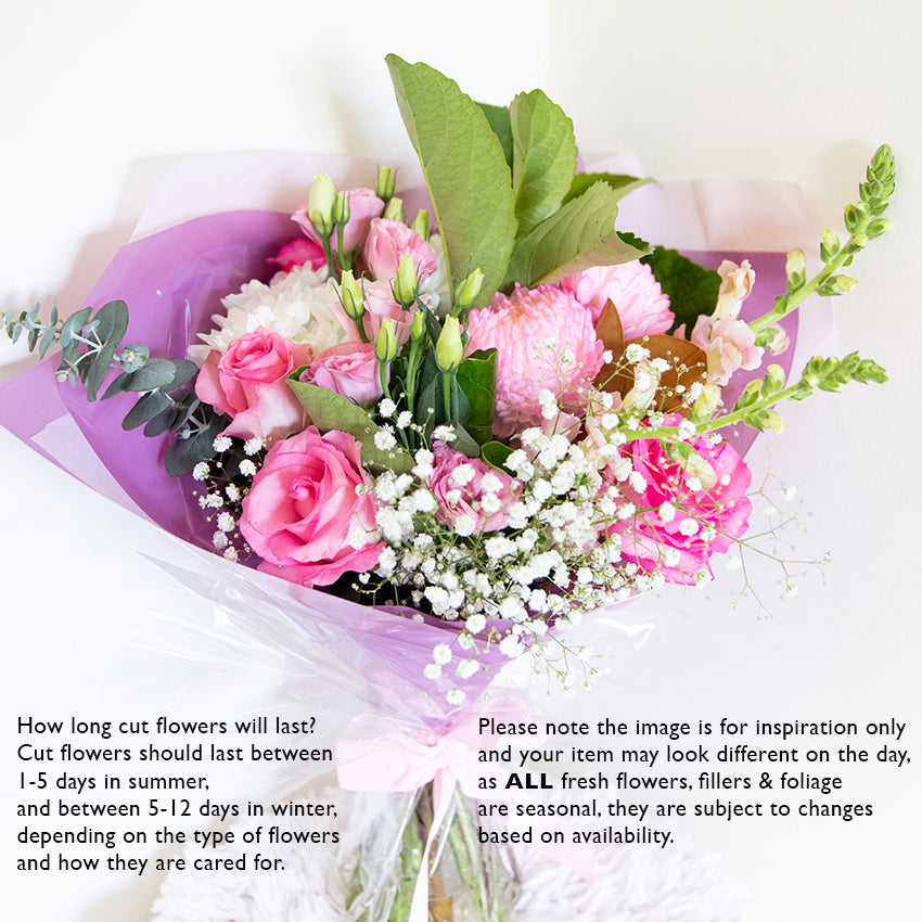 pastel flowers bouquet