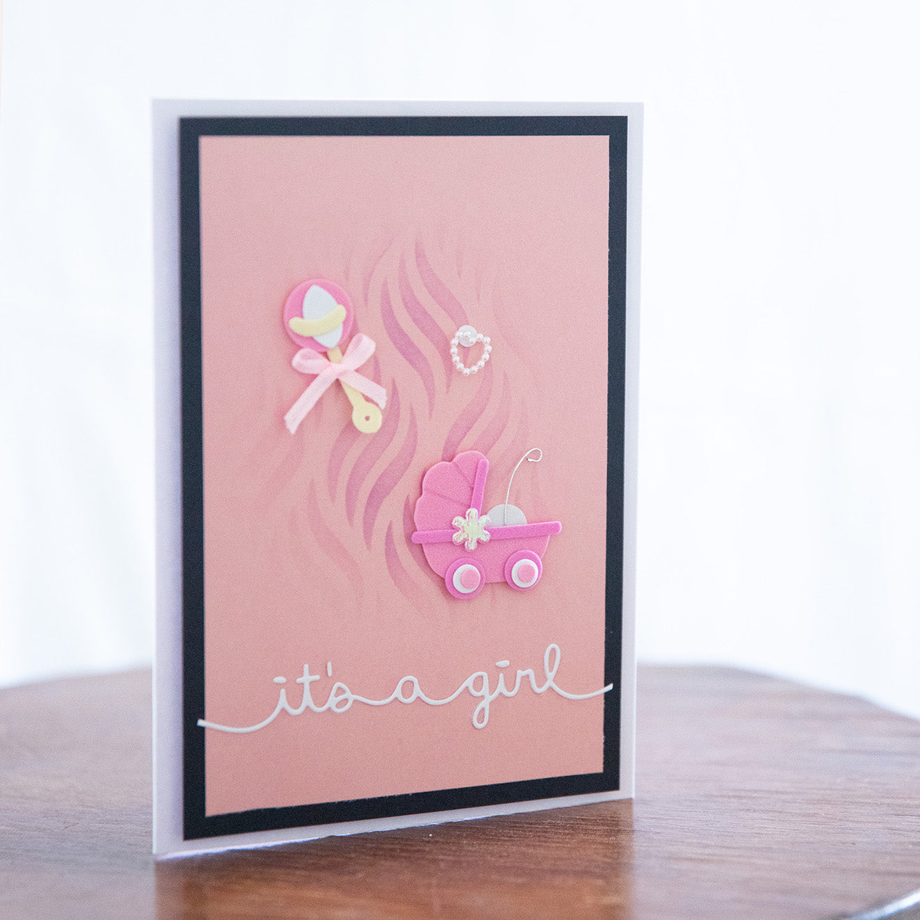It's a girl greeting card