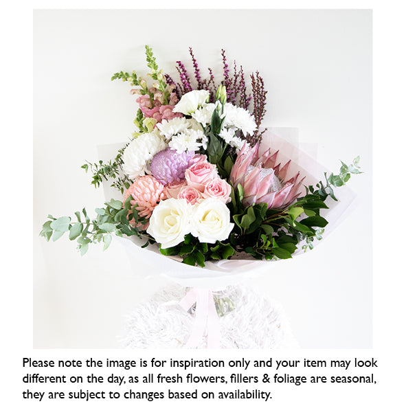 King protea bouquet