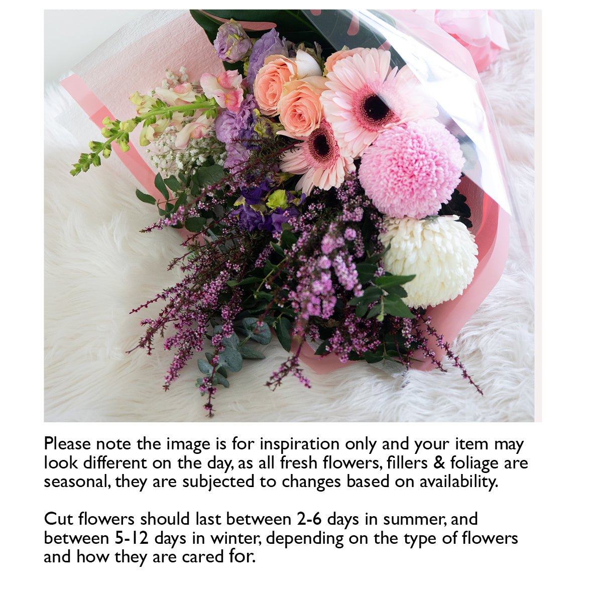 pastel flowers bouquet