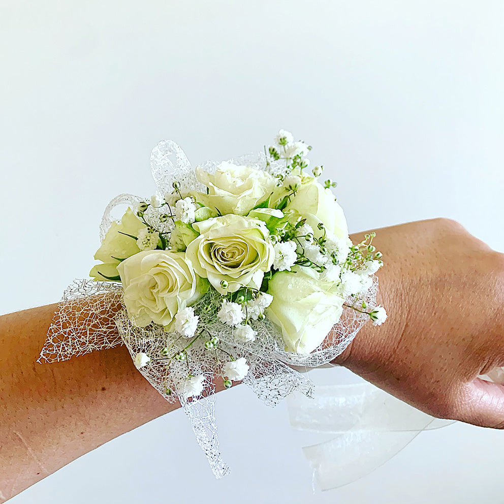 White Rose Corsage