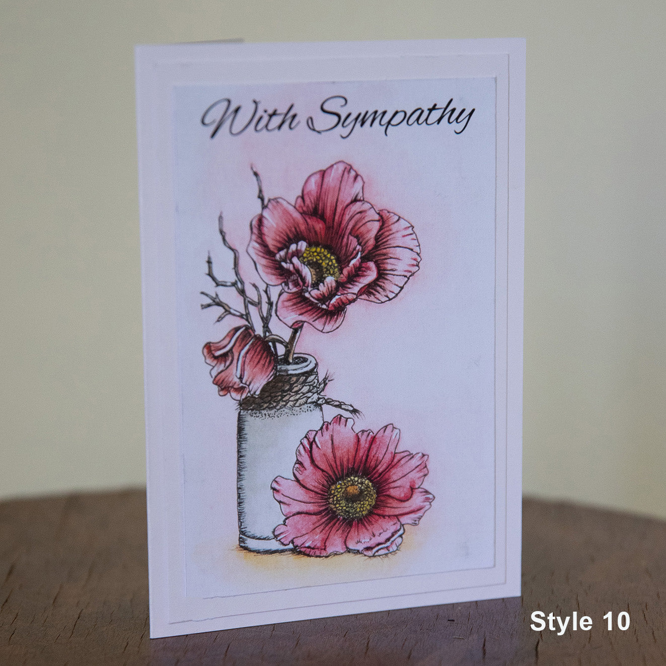 "Sympathy" Greeting Card