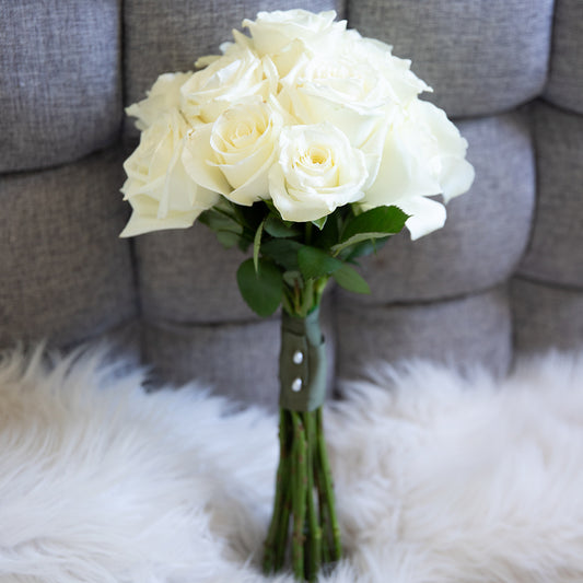 Long stems Roses Bridesmaid Bouquet