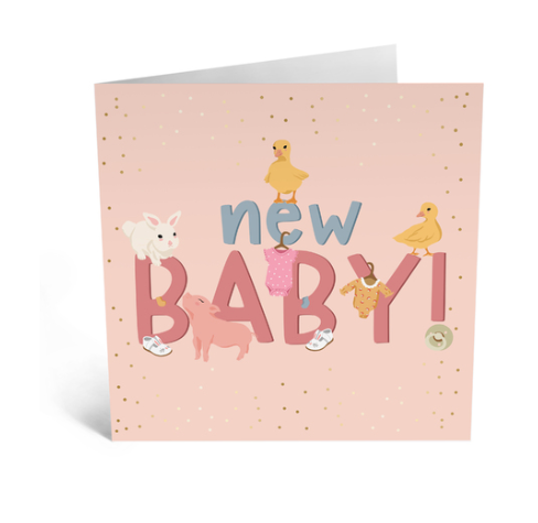 new baby greeting card