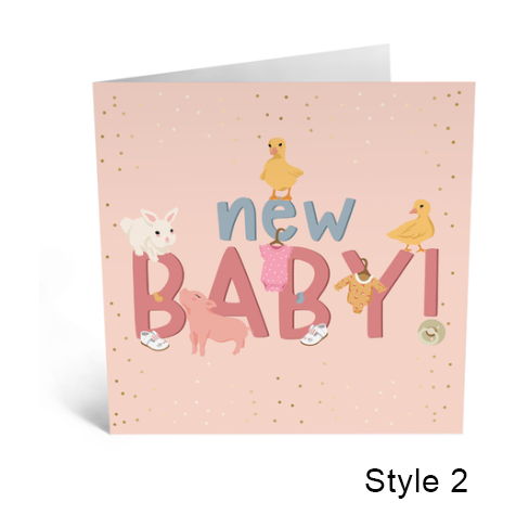 "It's a Girl” Greeting Card