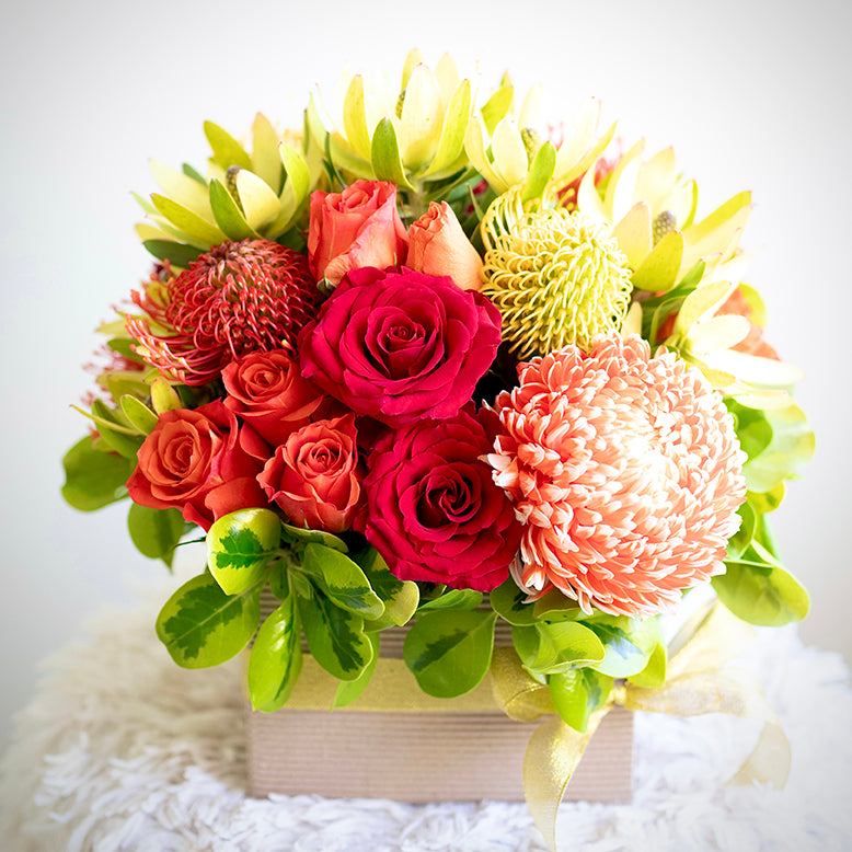 Bright flowers box- flower delivery Perth