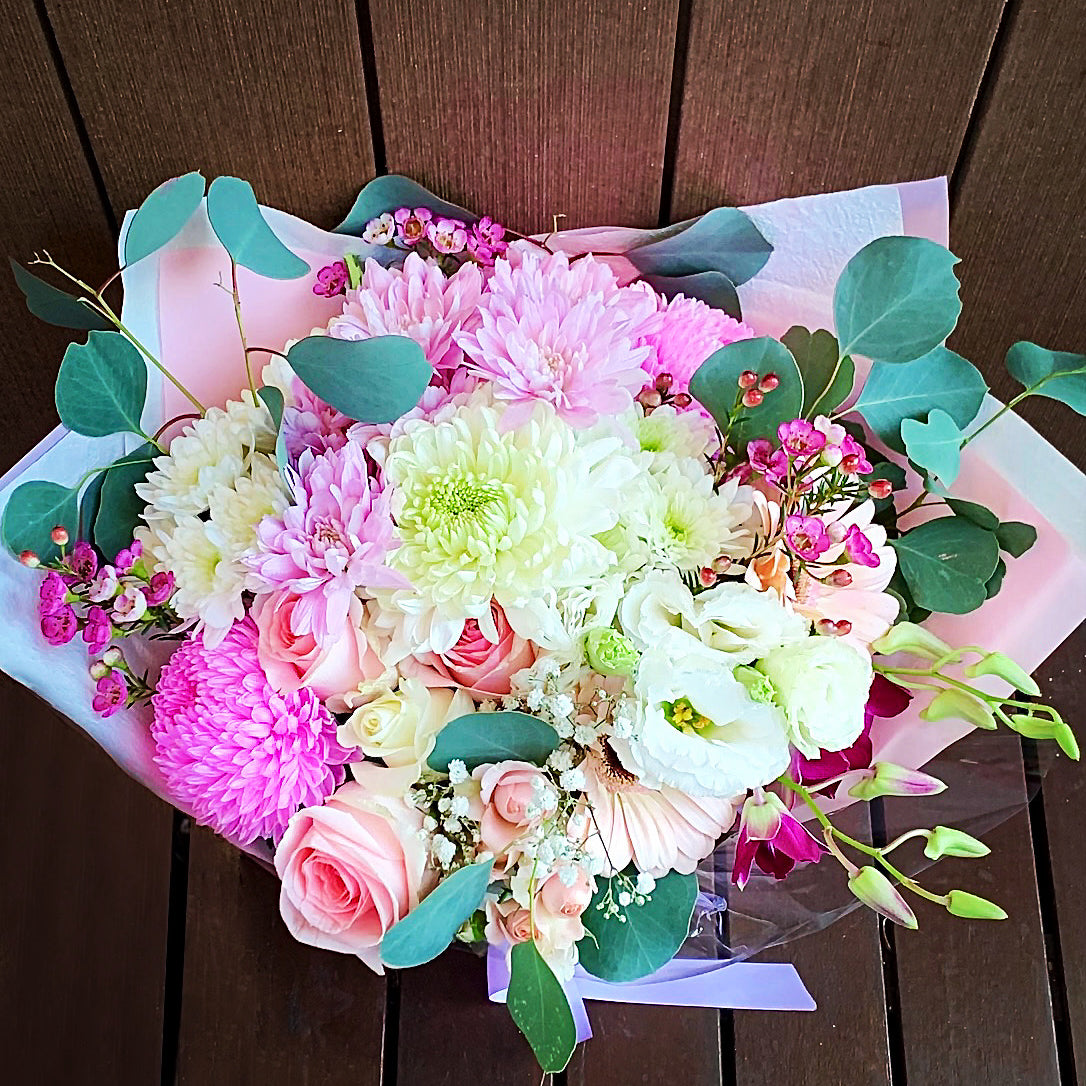 pastels bouquet - flower delivery Perth